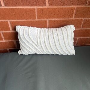 West elm Wave textured accent pillow